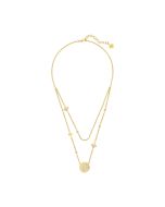 سلسال ارابيسك من شيروتى 1881 استيل ذهبى مع صدف 