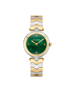 Saint Honore Watch - Green Dial , Two-Tone Gold