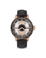 Saint Honore Luxury Watch with Black Leather Strap