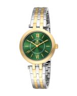 DICI Milano watch for women stainless steel gold , Green 