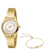 DICI Milano Quartz watch for ladies steel gold with bracelet