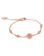 DICI Milano Splined bracelet for women rose gold with crystal
