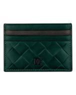 DICI Milano leather card holder for men 6cc green