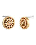DICI Milano Splined earring for women steel gold