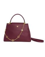 DICI Milano Red ladies Medium Leather handbag