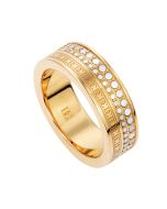 DICI Milano ring for women steel gold with MOP size 6