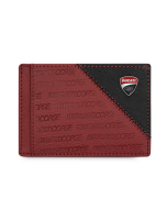 Ducati TRIONFO LEA card holder 4cc with red leather