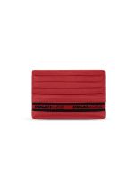 Ducati NASTRO card holder for men 6cc red leather