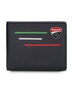 Ducati SCUDETTO men wallet 8cc with black leather