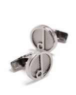 Dunhill Cufflink D Barley Silver