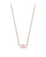 Versace Greca Necklace For Women , Rose Gold