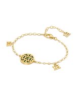 Escada Linda Gold And Green Ladies Bracelet Size 35MM