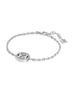 Escada Isabella Silver Ladies Bracelet With Crystal 