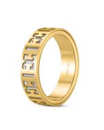 Escada Linda Gold And White Pearl Ladies Ring Size 52