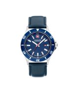 Swiss Military Hanowa Flagship Watch Blue Leather 