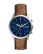 Fossil Minimalist Chronograph Tan Lite Hid Leather Watch
