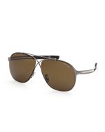 Tom Ford Rocco sunglasses shiny dark ruthenium / roviex