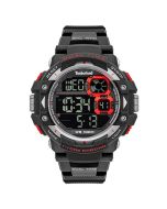 Timberland Men Digital Black Dial Watch Silicon Strap