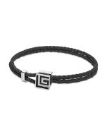Guy Laroche ADRIEN bracelet for men with black leather