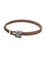 Guy Laroche ADRIEN bracelet for men with brown leather