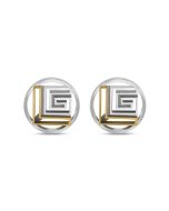Guy Laroche Charlie cufflink for men silver , gold 
