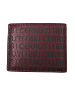 Cerruti 1881 men wallet burgundy leather 8cc