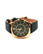 DICI Milano Classic Watch with Green Leather Strap