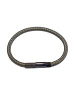 Cerruti 1881 WALTER men bracelet black with green leather