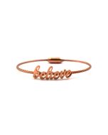 Cerruti 1881 believe bracelet for women steel rose gold 