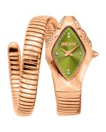 Just Cavalli Signature Snake women watch steel rose gold 