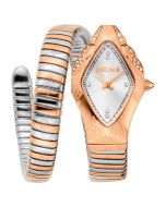 Just Cavalli Signature Snake women watch rose gold , silver 
