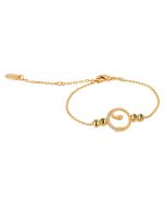 Just Cavalli bracelet Gold with featuring a snake head