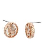 Just Cavalli Women's Rose Gold Earrings - Crystal