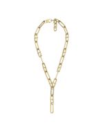 Fossil Heritage Gold-Coloured Ladies Necklace With Crystal