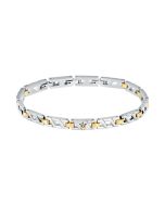 Maserati ICONIC bracelet steel gold , Silver size 18.5+3CM
