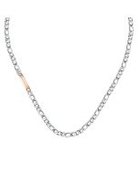 Maserati Necklace For Men Stainless Steel Silver , Rose Gold