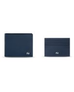 Saint Honore Wallet and Card Holder Set - Blue