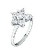 Morellato TESORI ring for women silver with crystal size 14