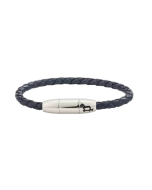 Police SOLITARY bracelet for men blue leather