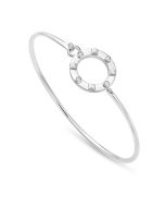 Police FIZZY ladies bangle stainless steel silver with crystal
