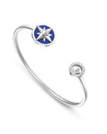 Police FLUCKYSTAR ladies bangle steel silver with crystal