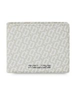 Police HALLMARK wallet for men 6cc Off white leather 