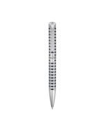 Police FUTURA ballpoint pen stainless steel silver , Blue