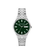 Trussardi T-BENT ladies watch stainless steel silver , Green