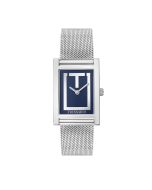 Trussardi T-Strict Quartz Watch For Women Silver , Blue