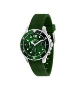 Sector 230 Quartz chronograph men watch green silicon strap