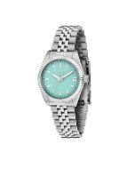 Sector 240 Quartz ladies watch teel silver , Sky blue