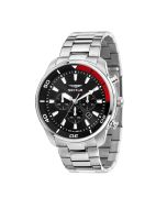 Sector Oversize Quartz Watch For Men Steel Silver , Black