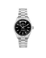 Philip watch CARIBE men automatic watch steel silver , Black
