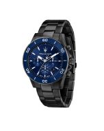 Maserati COMPETIZIONE men Quartz watch steel black , Blue